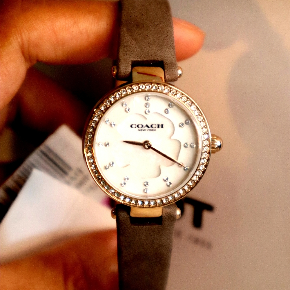 Coach Mother of Pearl Dial Watch